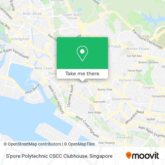 S'pore Polytechnic CSCC Clubhouse map