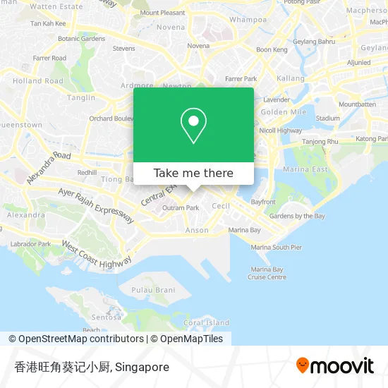 香港旺角葵记小厨地图