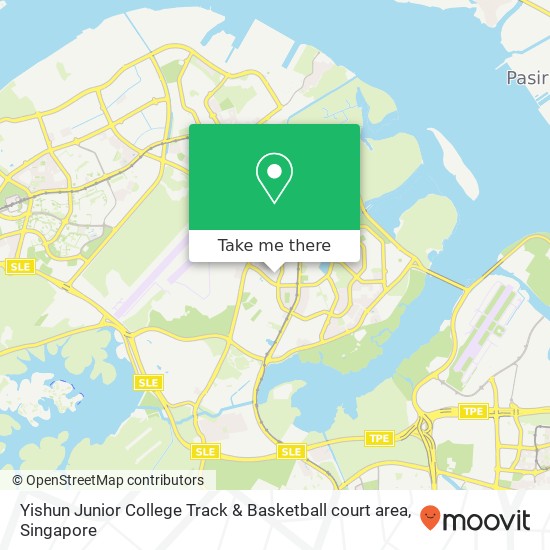 Yishun Junior College Track & Basketball court area地图