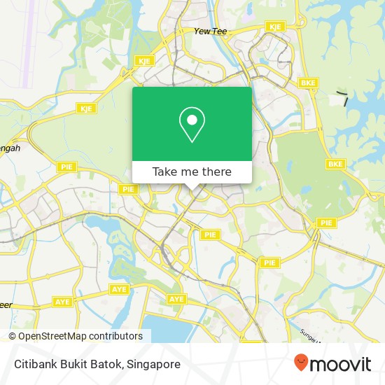 Citibank Bukit Batok地图