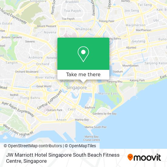 JW Marriott Hotel Singapore South Beach Fitness Centre地图