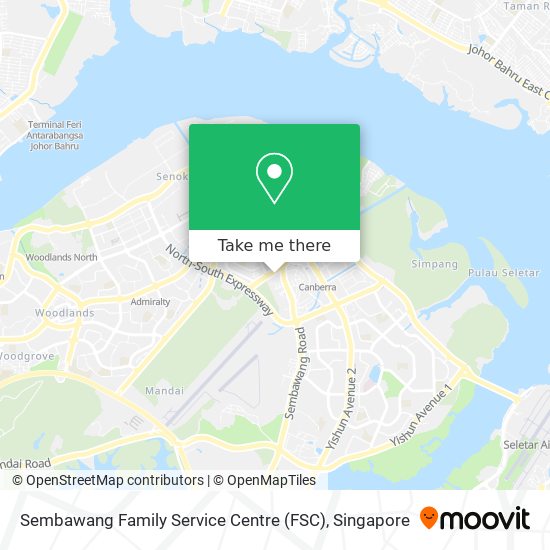 Sembawang Family Service Centre (FSC) map