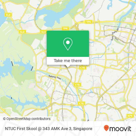 NTUC First Skool @ 343 AMK Ave 3 map