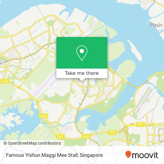 Famous Yishun Maggi Mee Stall map