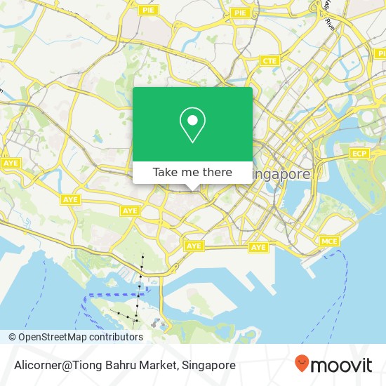 Alicorner@Tiong Bahru Market map