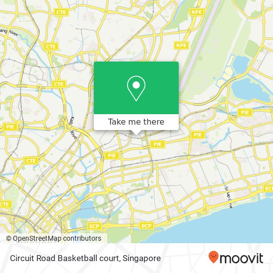 Circuit Road Basketball court map