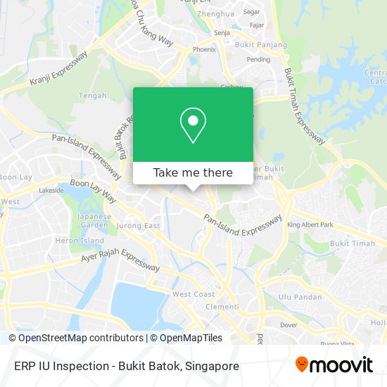 ERP IU Inspection - Bukit Batok map