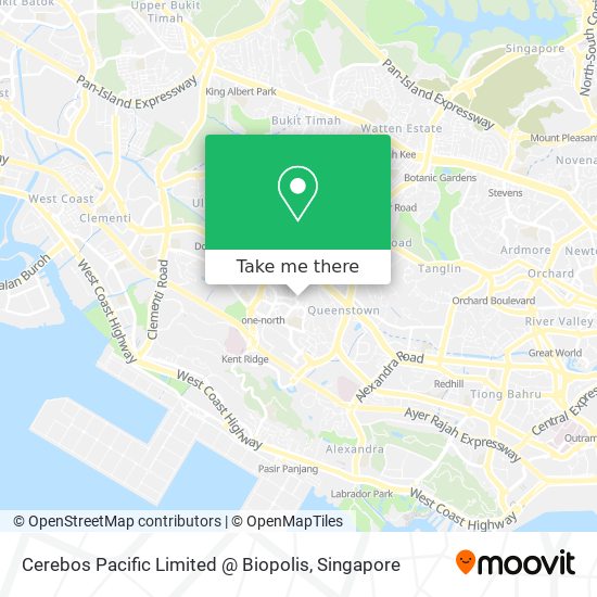 Cerebos Pacific Limited @ Biopolis map