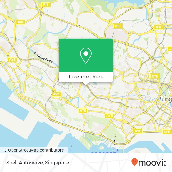 Shell Autoserve map