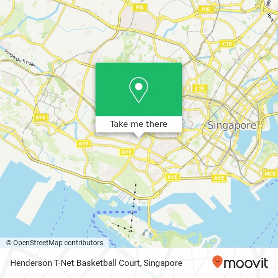 Henderson T-Net Basketball Court地图