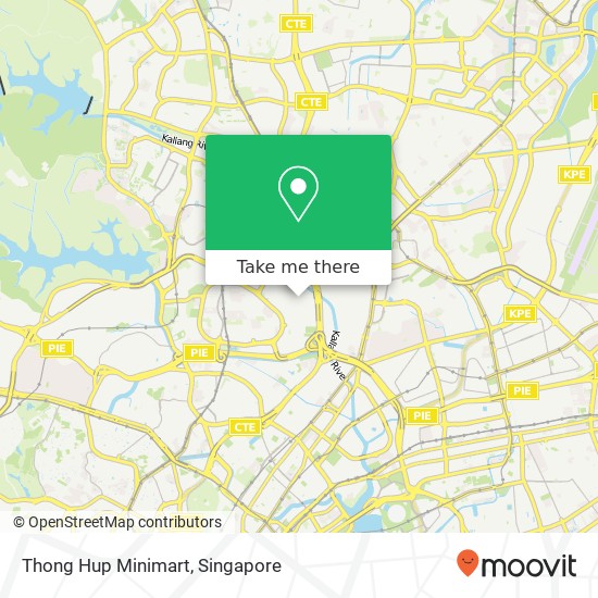 Thong Hup Minimart map