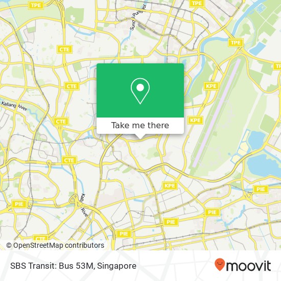 SBS Transit: Bus 53M map
