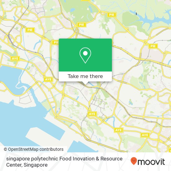 singapore polytechnic Food Inovation & Resource Center地图