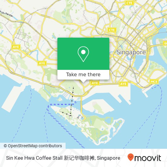 Sin Kee Hwa Coffee Stall 新记华咖啡摊 map