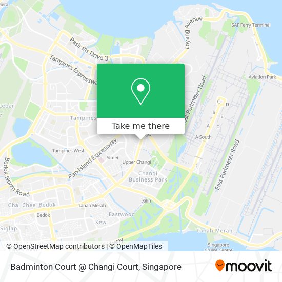 Badminton Court @ Changi Court map