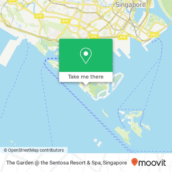 The Garden @ the Sentosa Resort & Spa, 2 Bukit Manis Rd Singapore map