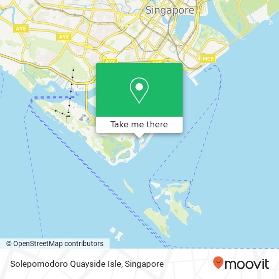 Solepomodoro Quayside Isle, Singapore map