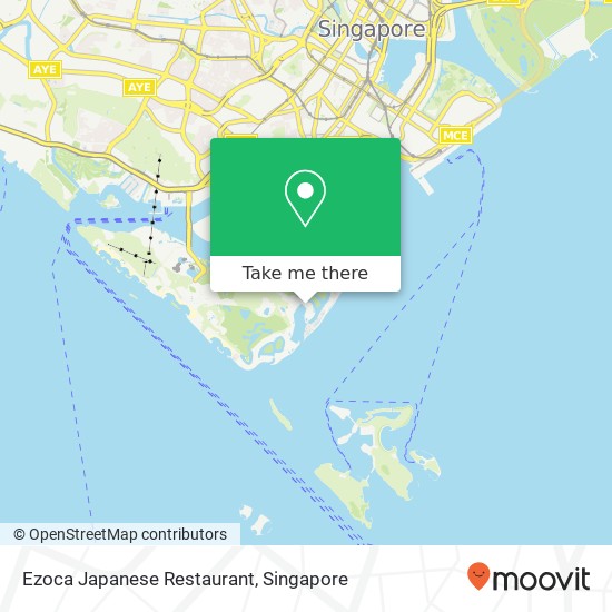 Ezoca Japanese Restaurant, 31 Ocean Way Singapore 098375 map