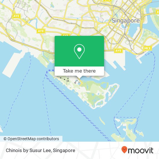 Chinois by Susur Lee, Sentosa Gtwy Singapore地图