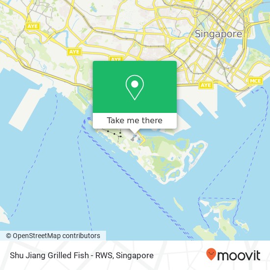 Shu Jiang Grilled Fish - RWS, 26 Sentosa Gtwy Singapore 098138地图