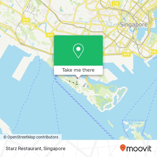 Starz Restaurant, 28 Sentosa Gtwy Singapore 09 map