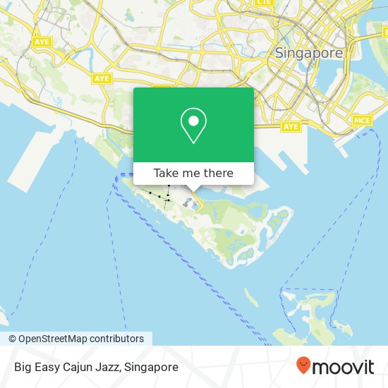 Big Easy Cajun Jazz, 26 Sentosa Gtwy Singapore 09 map