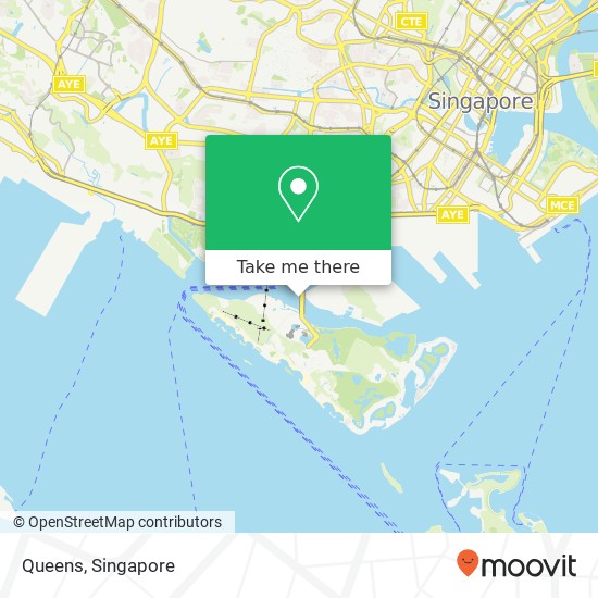 Queens, 6 Sentosa Gtwy Singapore地图