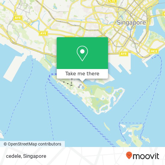 cedele, 26 Sentosa Gtwy Singapore 09 map