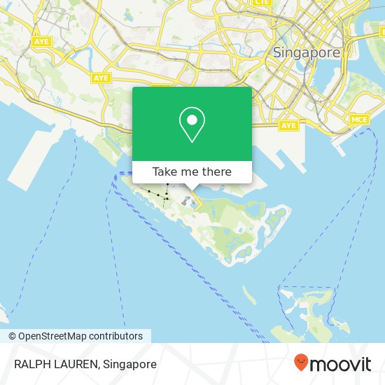 RALPH LAUREN, 26 Sentosa Gtwy Singapore 09 map