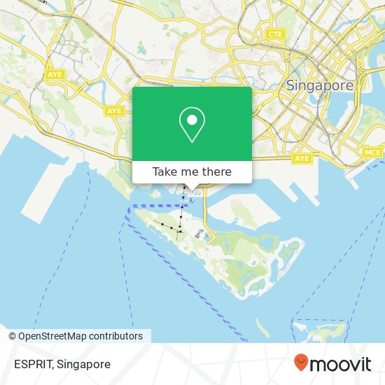 ESPRIT, 1 Harbourfront Walk Singapore 09地图