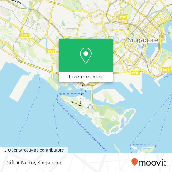 Gift A Name, Harbourfront Walk Singapore map