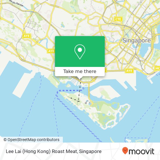 Lee Lai (Hong Kong) Roast Meat, #01-20 Seah Im Rd Singapore map