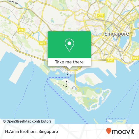 H.Amin Brothers, Singapore map