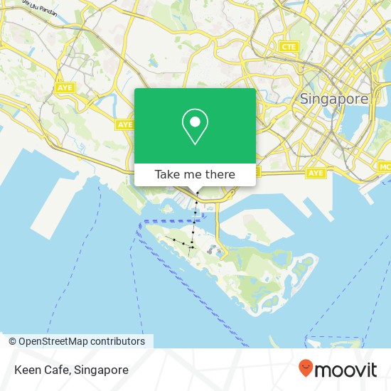 Keen Cafe, #01-17 Seah Im Rd Singapore地图