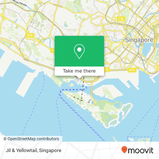 Jil & Yellowtail, 10 Keppel Bay Dr Singapore 098640 map