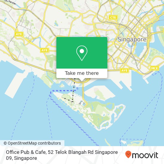 Office Pub & Cafe, 52 Telok Blangah Rd Singapore 09地图