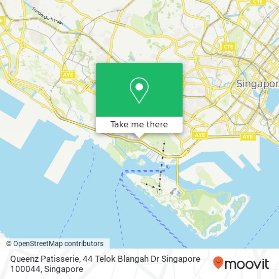Queenz Patisserie, 44 Telok Blangah Dr Singapore 100044地图