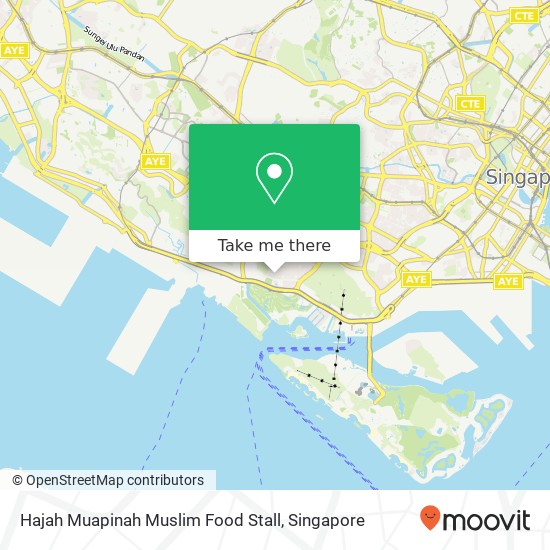 Hajah Muapinah Muslim Food Stall, 79 Telok Blangah Dr Singapore 10 map