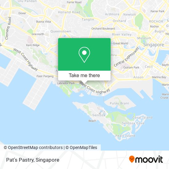 Pat's Pastry map