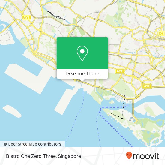 Bistro One Zero Three, Pasir Panjang Rd Singapore 11地图