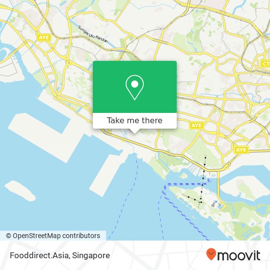 Fooddirect.Asia, Pepys Rd Singapore map