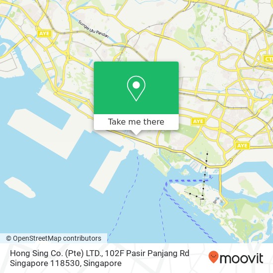 Hong Sing Co. (Pte) LTD., 102F Pasir Panjang Rd Singapore 118530地图