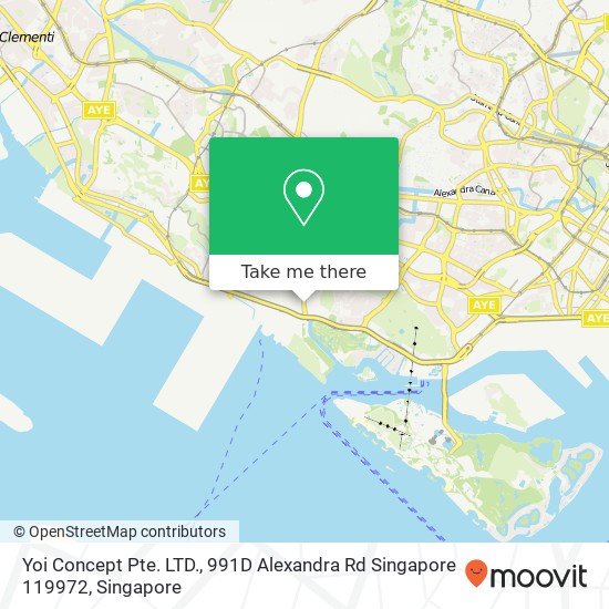 Yoi Concept Pte. LTD., 991D Alexandra Rd Singapore 119972地图