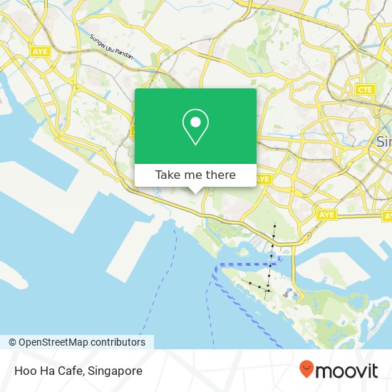 Hoo Ha Cafe, Singapore 11 map