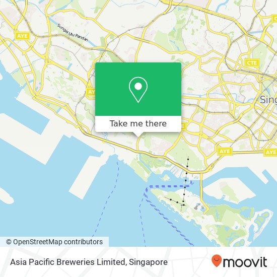 Asia Pacific Breweries Limited, 438 Alexandra Rd Singapore 119958 map