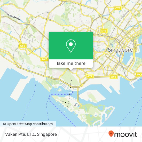Vaken Pte. LTD., 25 Telok Blangah Cres Singapore 090025地图