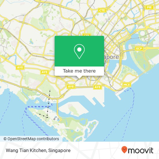 Wang Tian Kitchen, Singapore map