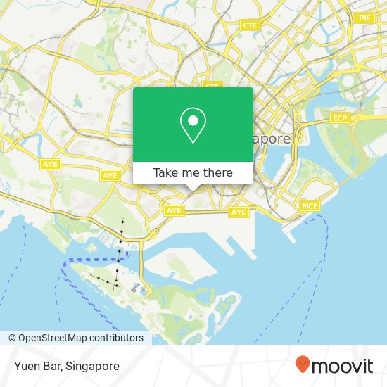 Yuen Bar map