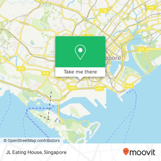 JL Eating House, Kg Bahru Rd Singapore 16地图