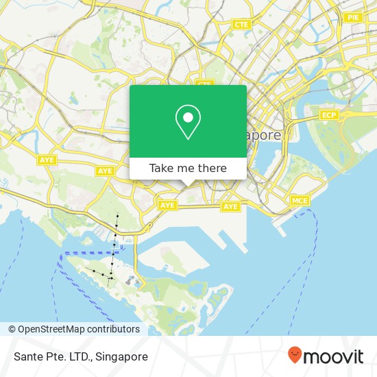 Sante Pte. LTD., 163 Neil Rd Singapore 088886地图